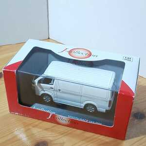 京商【1/43 Jコレクション トヨタ ハイエース】バン 2005 ホワイト 白 パネルバン J correction TOYOTA HIACE