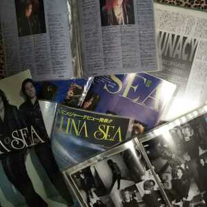 ★LUNA SEA ポスター 切り抜き 5冊 セット売り バンドやろうぜ アリーナ37° B-PASS ルナシー LUNACY