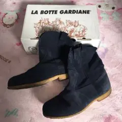 LA BOTTE GARDIANE フランス製 ショートブーツ 濃紺