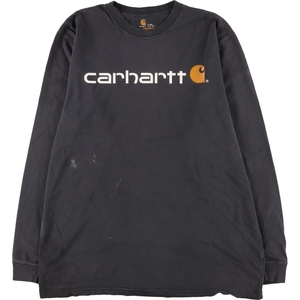 古着 カーハート Carhartt ORIGINAL FIT ロングTシャツ ロンT メンズL /eaa429721