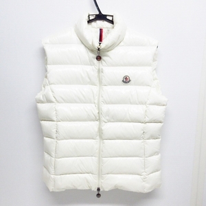 モンクレール MONCLER ダウンベスト サイズ3 L GHANY GILET 白 レディース 冬 ジャケット