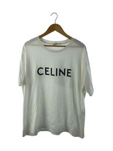 CELINE◆Tシャツ/XL/コットン/WHT/プリント/2X681671Q//