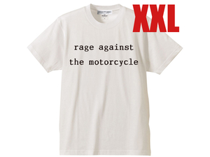 rage against the motorcycle T-shirt WHITE XXL/tシャツmachineThe Battle of Los AngelesRenegades古着オルタナティヴメタルハードロック