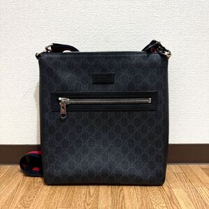 GUCCI グッチ ショルダーバッグ GGスプリーム ショルダーバッグ ウェブライン シェリーライン