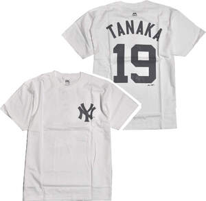 TANAKA(田中将大) 子供 Ｔシャツ 半袖 ヤンキース MM08NYK0019 wht1 白 130サイズ