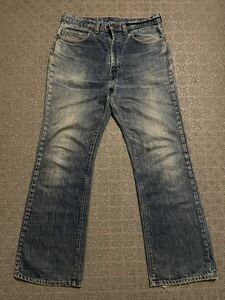 美色 16刻印 70s USA製 リーバイス 517 66後期 縦落ち フレア ビンテージ デニム levis 66前期 bigE xx 501 505 vintage 80s 雰囲気抜群