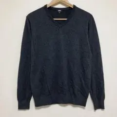 UNIQLO ユニクロ コットンカシミヤVネックセーター