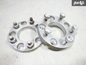 即納 汎用 ワイド トレッド スペーサー ワイトレ 約20mm 5H PCD114.3 M12X1.5 ハブ内径 約73mm 2枚セット ツライチ カスタム