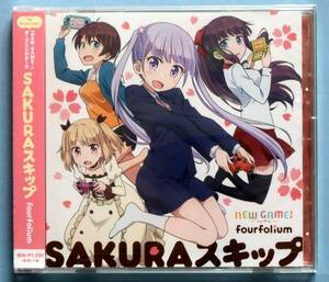 NEW GAME! オープニングテーマ fourfolium / SAKURAスキップ 帯有