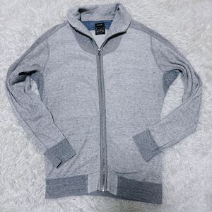 極美品　DIESEL ディーゼル　ジップアップパーカー　TRADE MARK グレー　M