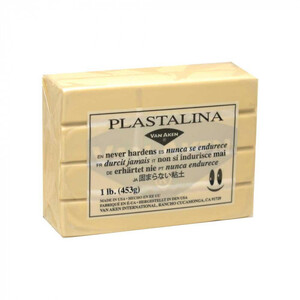 MODELING CLAY(モデリングクレイ)　PLASTALINA(プラスタリーナ)　粘土　アイボリー　1Pound　3個セット /a