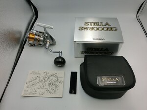 T【2e-65】【60サイズ】▲SHIMANO 08ステラ SW5000HG STELLA/リール/釣り用具/回転動作確認済み/※傷汚れあり