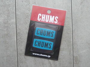 チャムス ステッカー Chums Logo Emboss Sticker ティール 新品 CH62-1125 日本製