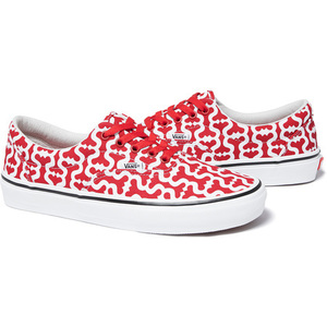 新品 21SS Supreme x Vans Monogram S Logo Skate Era 27.5cm バンズ モノグラム Sロゴ スケート エラ Red レッド VN0A5KRV5XS