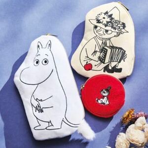 steady 4月号付録★MOOMIN 春のハッピーポーチ3点セット！