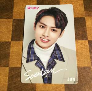 ■ ジュン ■ SEVENTEEN HMV クーポン カード トレカ JUN