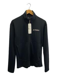 adidas◆Terrex Multi Light Fleece/ジップパーカー/S/ポリエステル/BLK/IB1818