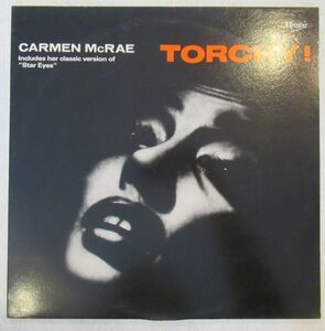 JAZZ LP/UK/MONO/美盤/Carmen McRae - Torchy!/A-10485