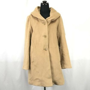 AG by aquagirl/アクアガール★フーディ/ロングコート【レディースM/キャメル/camel】Coats/Jackets/Jumpers◆BH359