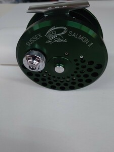 Sussex Fly Reel salmonII グリーン DT12F＋FB200m 286g フライリール 未使用品　SUSSEX Ken Sawada SAWADA KEN フライリール Fly