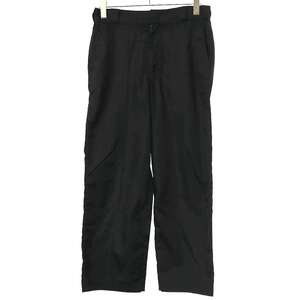 PRADA プラダ 18AW Nylon Trousers ロゴプレートナイロントラウザーパンツ SPG30 ブラック 44 ITU1YYFYC5PO