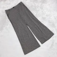 【WEEKEND Max Mara】(S) 総柄 ストレッチ ワイドパンツ