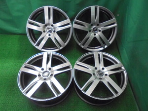 g16◆RAYS VERSUS RECHENTE +R spec1 アルミホイール◆レイズ ベルサス レチェンテ 18×7J +52 5H PCD114.3 中古アルミ4本セット