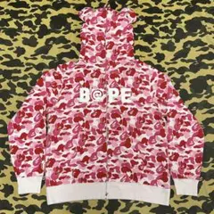 2XL be@rbrick abc camo hoodie ピンク パーカー