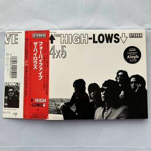 【美品CD】帯付き/デジパック仕様　THE HIGH-LOWS ザ・ハイロウズ/4×5 FOUR BY FIVE　フォーバイファイブ