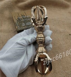 五鈷杵 長さ16cm 密教法具 寺院用仏具 金剛杵仏具 法具 お守り 御守 魔除け 弘法大師 空海 大々型