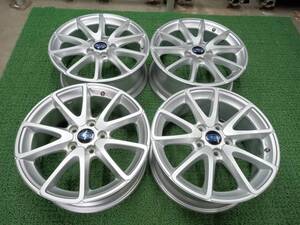 ★美品★ スバル レヴォーグ純正オプション 17×7J +55 5H-114.3 4本セット