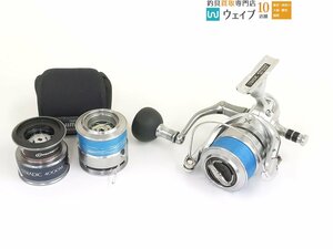 シマノ 15 ストラディック 4000XGM 夢屋 タイプ II 4000SS スプール 2個、椿研究所 おまもり君プラス付き