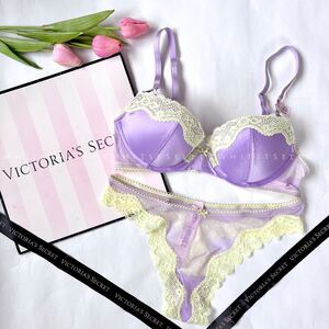 【３２Ｃ/Ｓ】プッシュアップブラ＆ソングパンティ Victoria