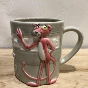 ピンクパンサー　The Pink Panther　マグカップ　小物入れ　容器　陶器　雑貨　置物　ビンテージ　レトロ　管理001