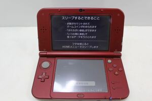 ☆ Nintendo ニンテンドーNew3DS LL ゲーム機 本体 RED-001 メタリックレッド初期化済み 