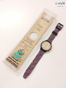 F817a [人気] swatch スウォッチ 腕時計 マルチカラー クオーツ クロノグラフ SCB108 ペイズリー | ファッション小物 G