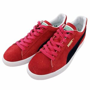 プーマ PUMA 美品 SUEDE VTG MIJ RETRO MADE IN JAPAN 380537-02 スニーカー シューズ ローカット スエード 赤 レッド 紺 US 5.5 23.5cm 07