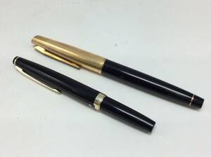 BB64〇インク切れ 万年筆 パイロット PILOT 2本セット ペン先18K/14K 筆記用具 文房具 ジャンク 現状品