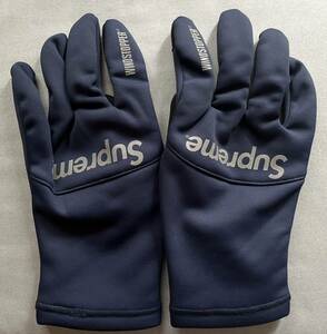 Supreme WINDSTOPPER Gloves Navy M/Lサイズ　新品