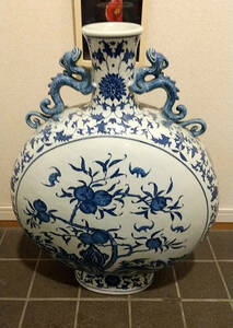 大きい壺　中国製　壺　花瓶　置物