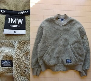 【GU×1MW by SOPH.】ボアフリース ジャケット カーキ SIZE:MEDIUM (ジーユー,ソフ,FCRB,uniformexperiment)