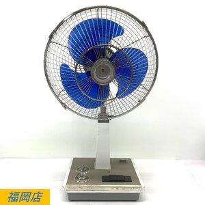 National F-30MH ELECTRIC FAN ナショナル レトロ扇風機 ３枚羽根 羽根径:30cm 通電OK ※修理必須 状態説明あり＊ジャンク品【福岡】