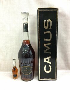 【大黒屋】未開栓 CAMUS XO カミュ XO ロングネック 1000ml（1L) 箱入り　ミニボトル付き