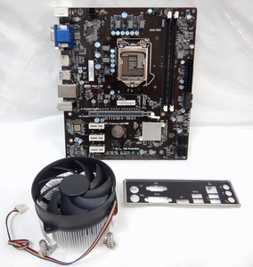 マザーボード　H110M4-M01 LGA1151 IOパネル/CPUファン付き　動作品