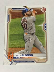 PETE ALONSO 2021 BOWMAN #86 METS 即決