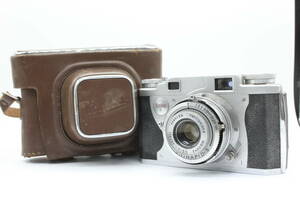 【返品保証】 コニカ KONICA IIB Hexar 50mm F3.5 ケース付き レンジファインダー カメラ v1439