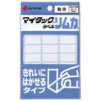 ニチバン マイタック ラベル 手書き専用 リムカ 10シート 240片 12x24mm ML-R1 白 無地 上質紙 きれいにはがせる ラベルシール