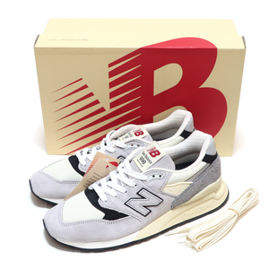 NEW BALANCE U998GB US8 26cm GRAY SUEDE MADE IN USA ( ニューバランス 998 グレー スエード アメリカ製 )