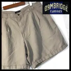 【CAMBRIDGE CLASSICS】麻　リネン　ハーフパンツ　ショートパンツ