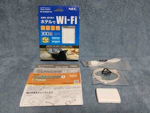 【動作品】NEC Wifi（無線LAN）ポータブルルータ Aterm W300P